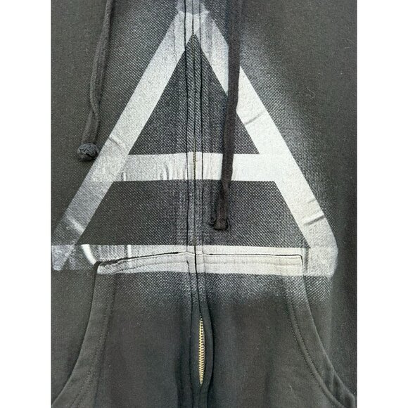 Tultex Black Hoodie Yes This Is A Cult Size Large Black Zip-Up - Picture 6 of 12